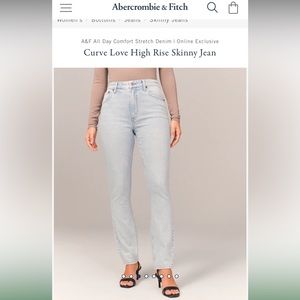 Abercrombie Curve Love High Rise Skinny Jean